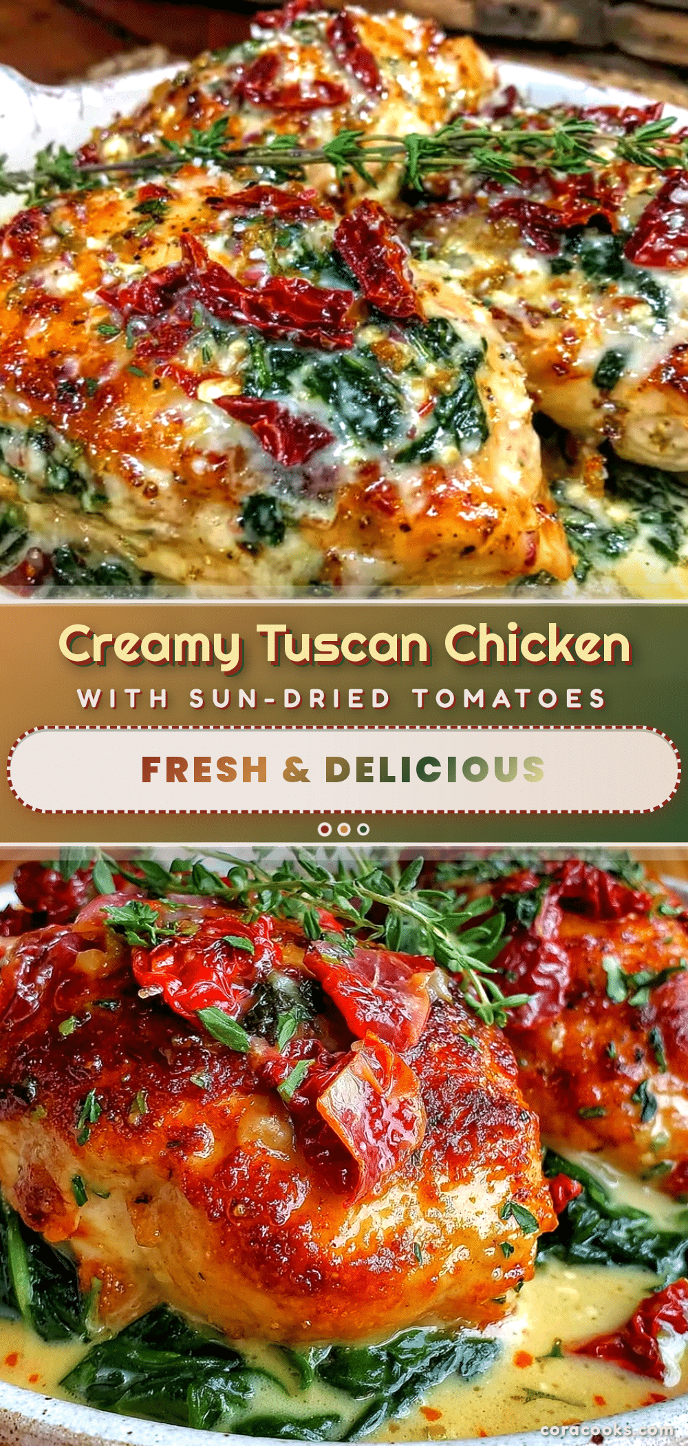creamy tuscan chicken recipe