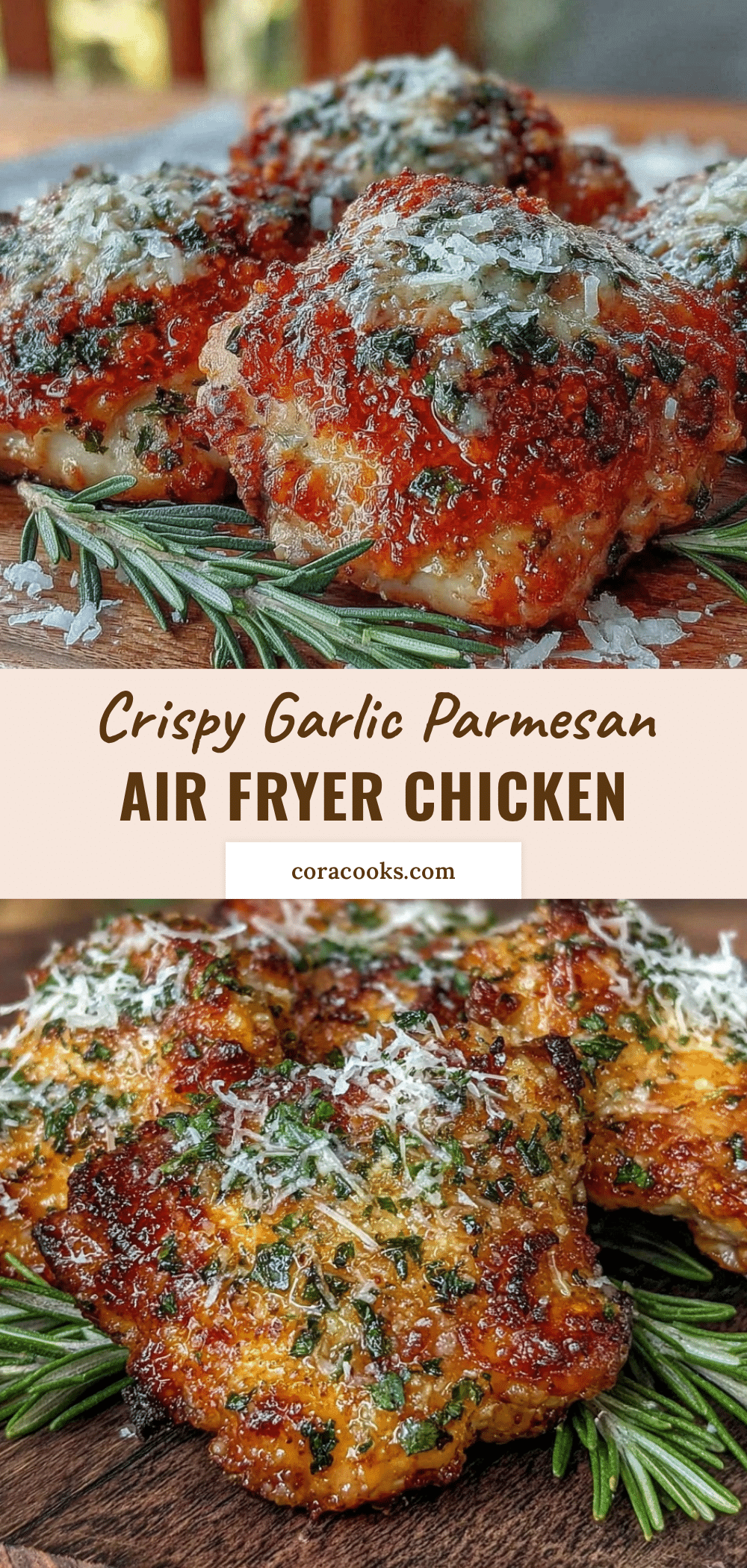 crispy air fryer chicken thighs recipe