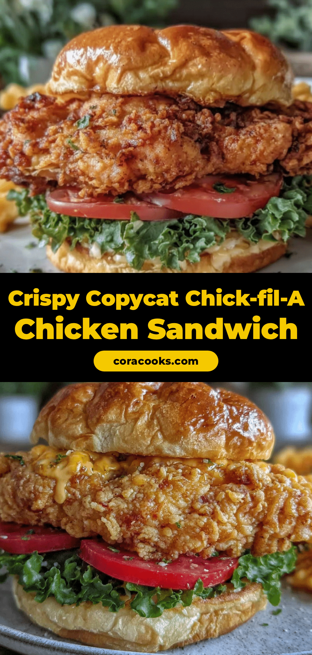 crispy copycat Chick-fil-A chicken sandwich recipe