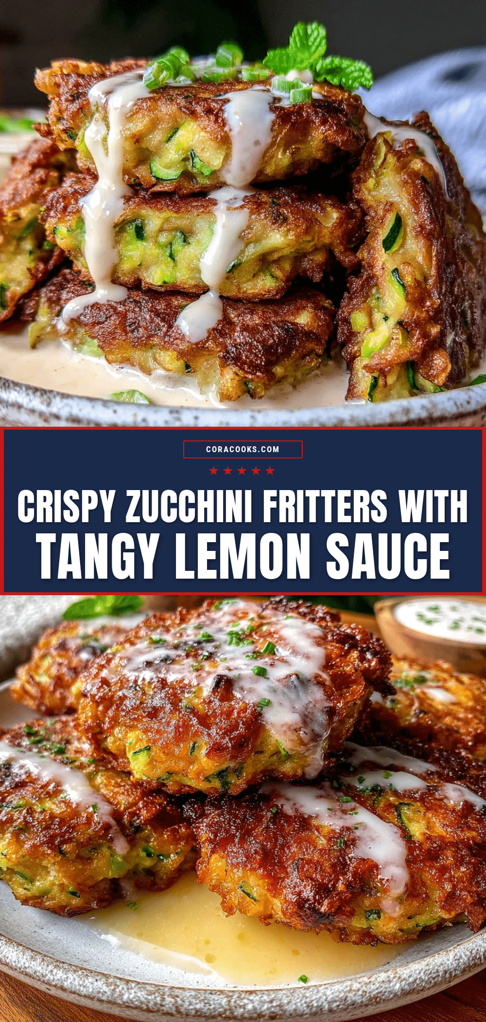 crispy zucchini fritters recipe