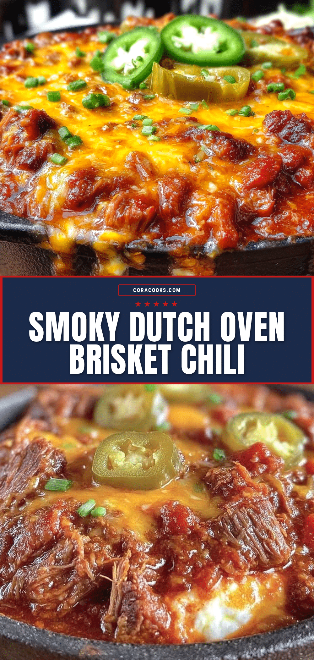 Dutch Oven Smoked Brisket Chili recipe