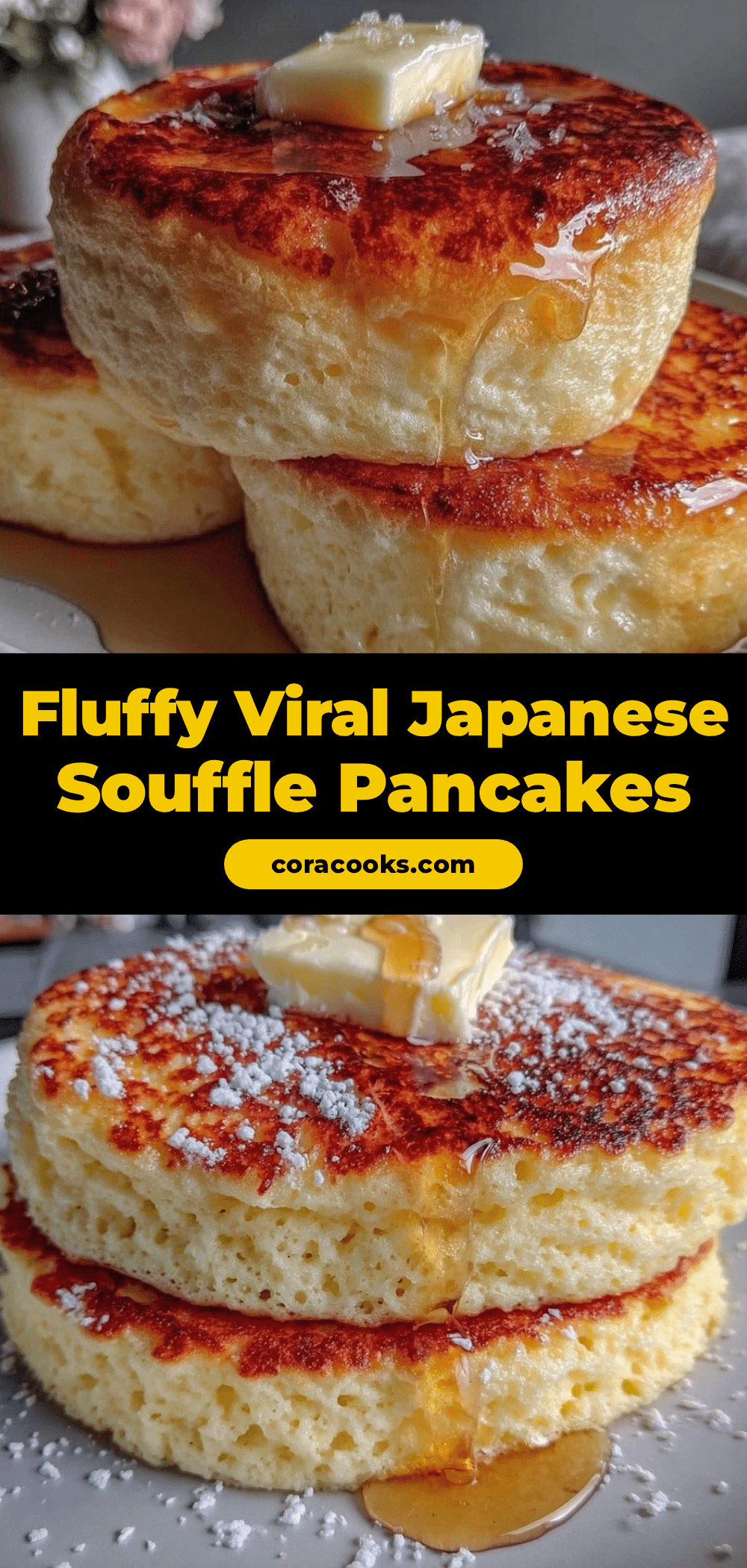 fluffy japanese souffle pancakes recipe
