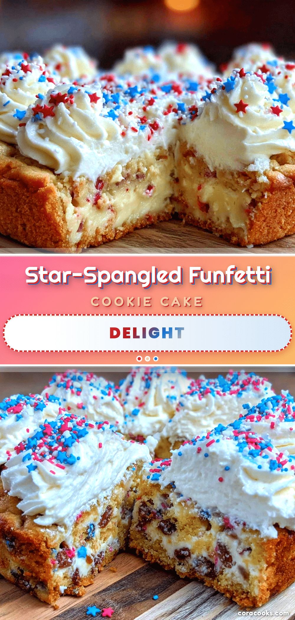 funfetti cookie cake recipe