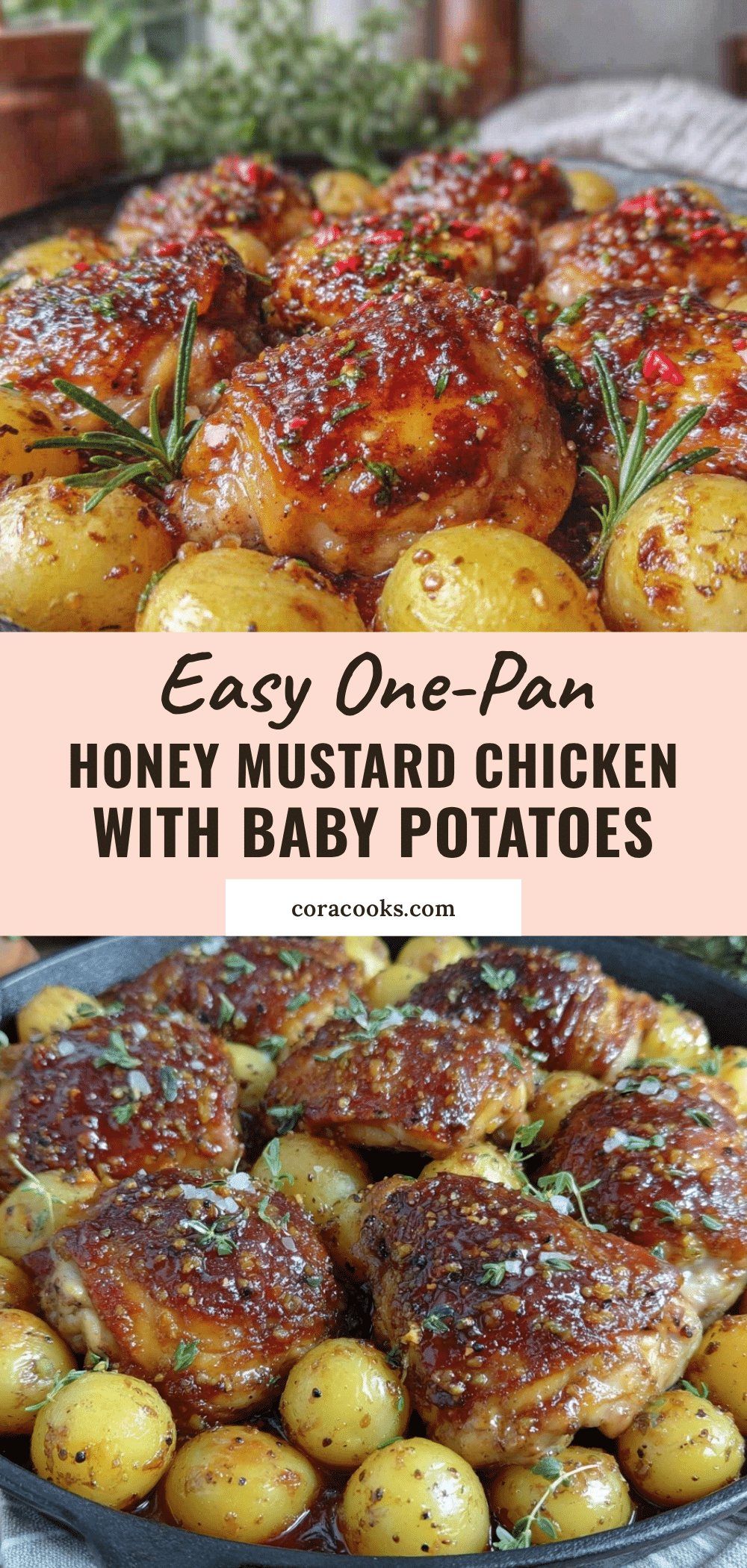 one-pan honey mustard chicken recipe