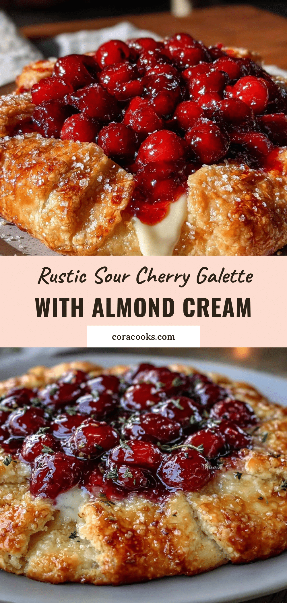 perfect sour cherry galette recipe