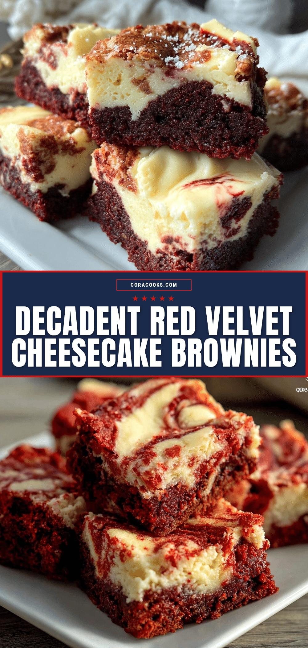 red velvet cheesecake brownies recipe