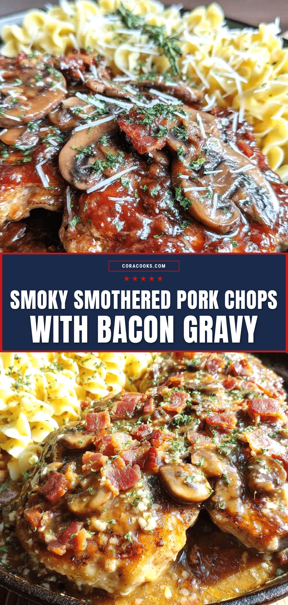 smothered pork chops recipe