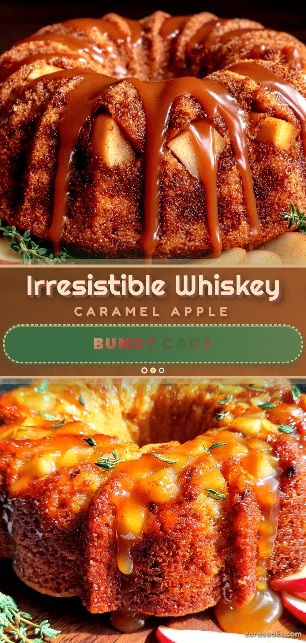 whiskey caramel apple spice bundt cake recipe
