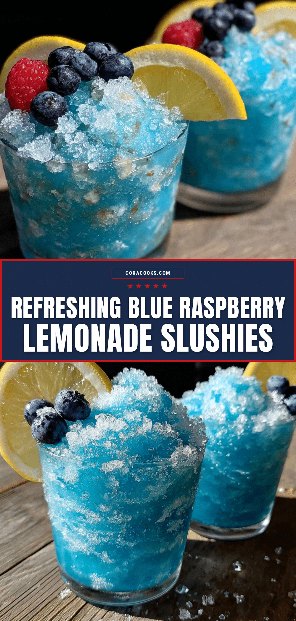 blue raspberry lemonade slushie recipe