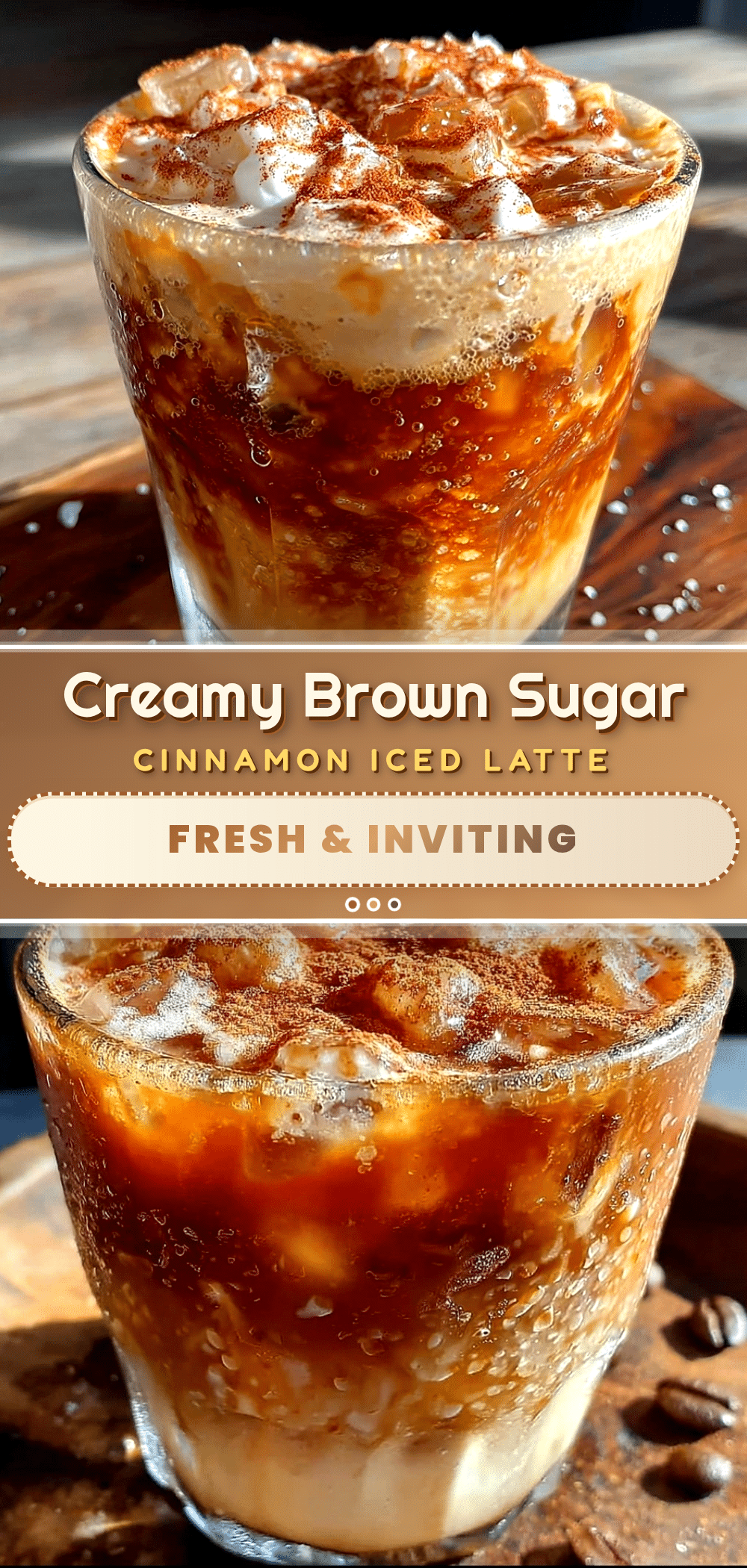 brown sugar cinnamon syrup iced latte recipe