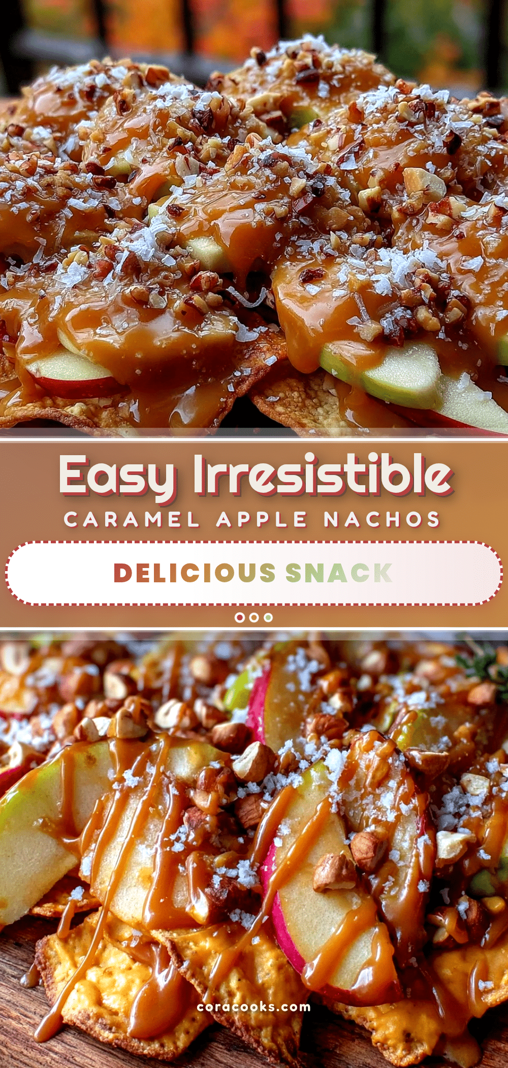 caramel apple nachos recipe