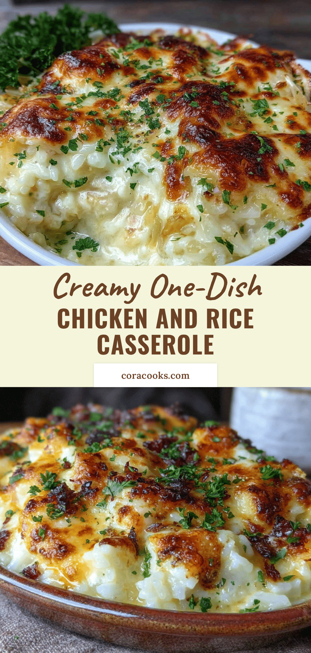 creamy chicken and rice casserole recipe