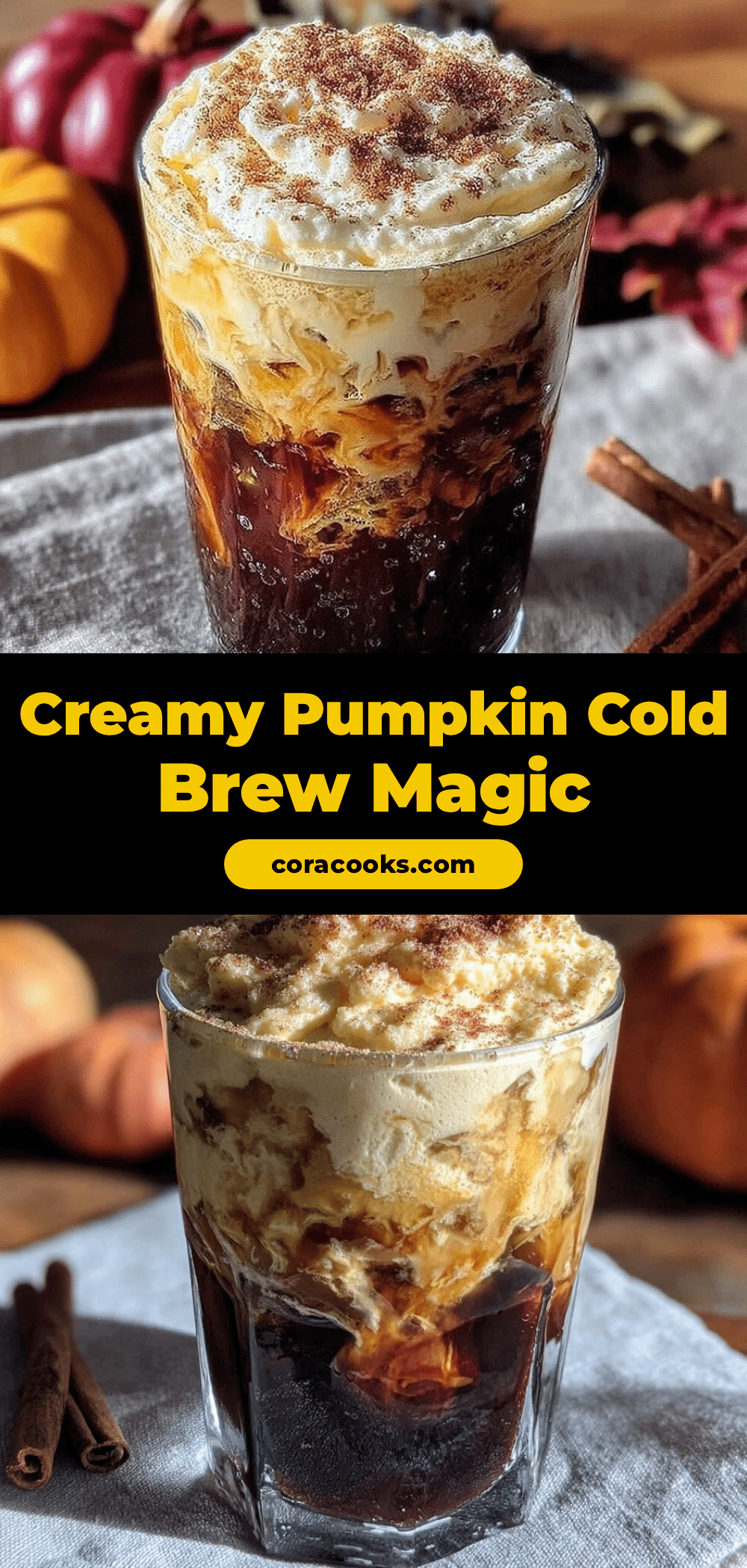 creamy pumpkin cold foam cold brew recipe