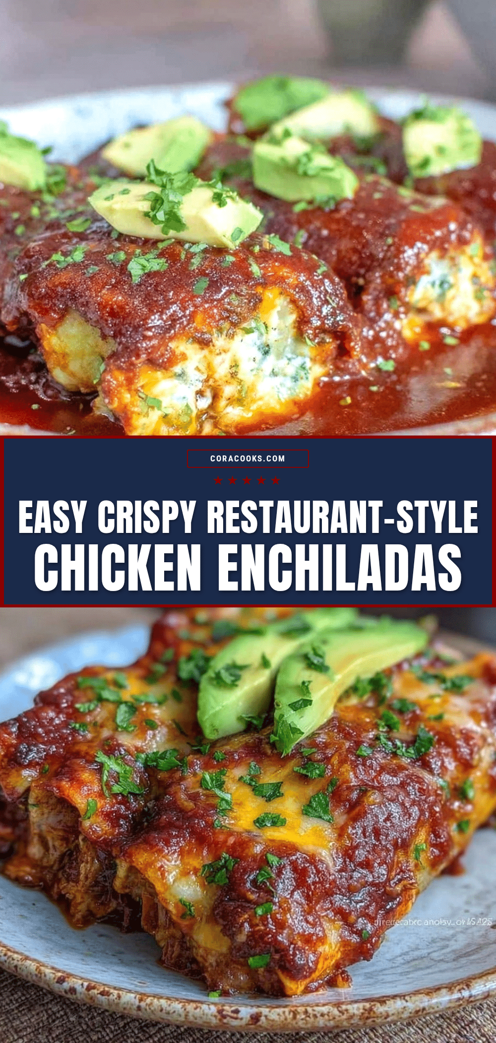 crispy chicken enchiladas recipe