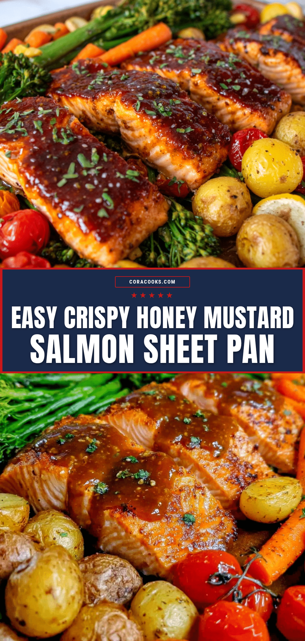crispy honey mustard salmon recipe