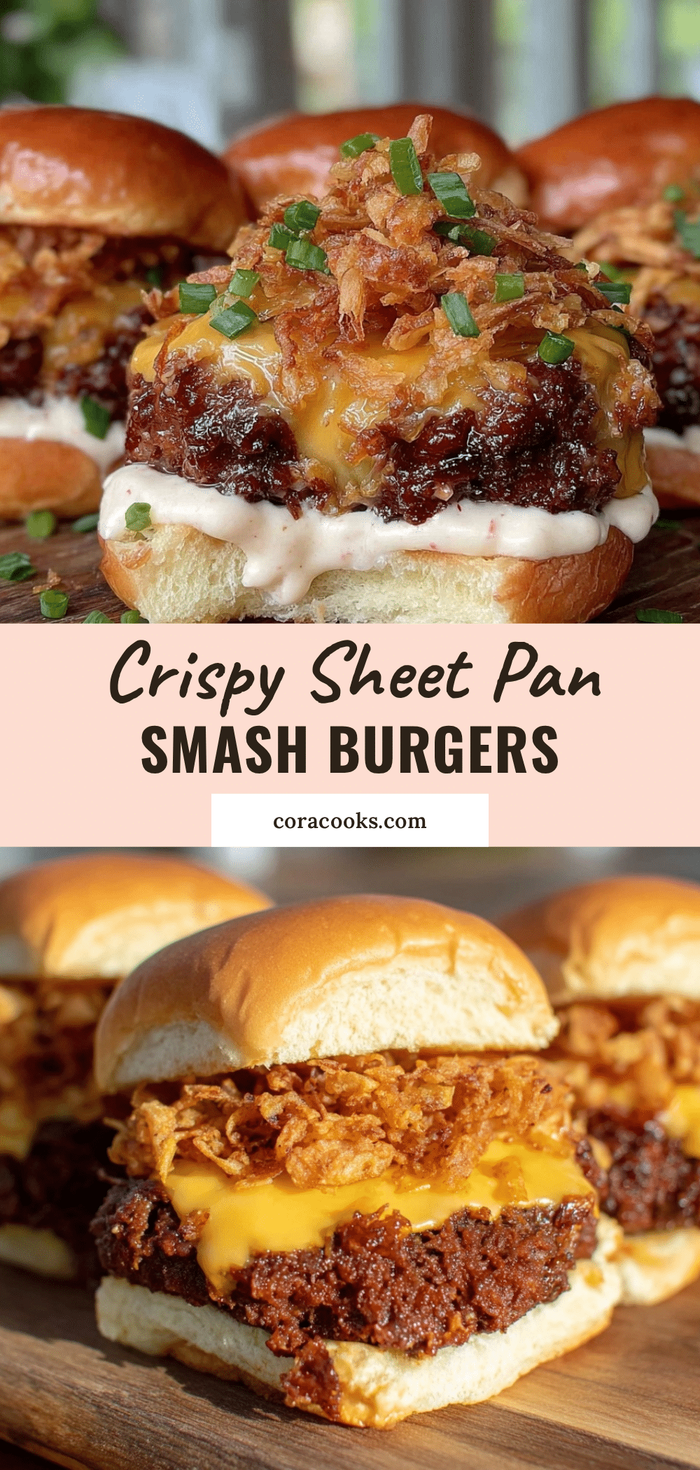 crispy sheet pan smash burgers recipe