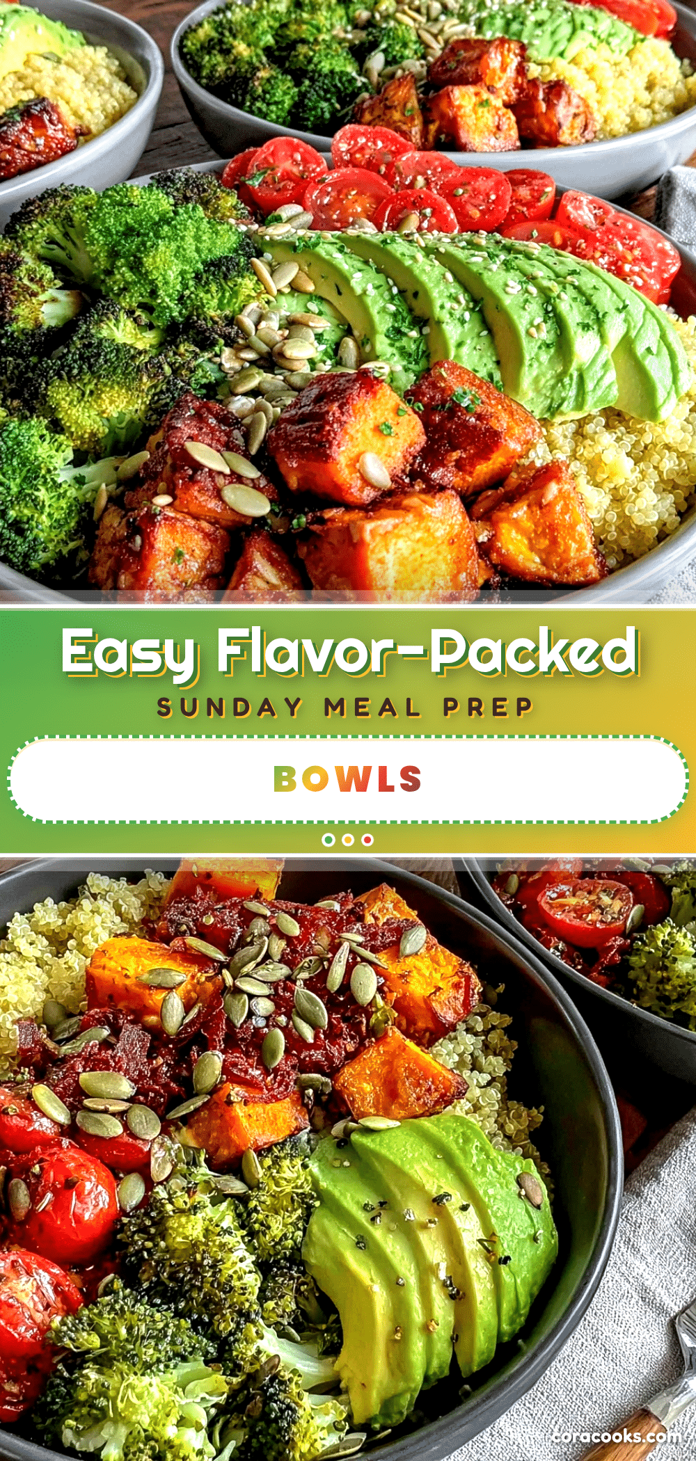 easy sunday meal prep lunch bowls recipe