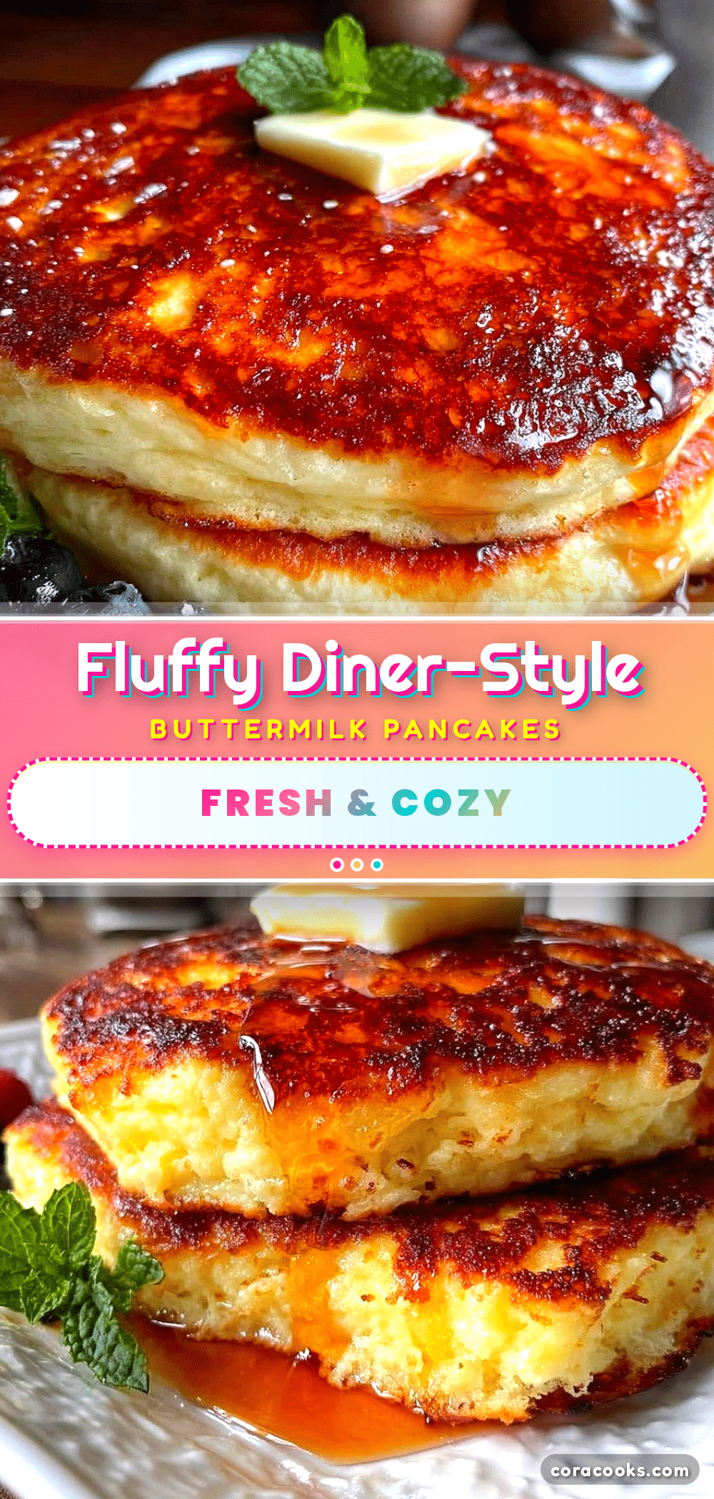 fluffy buttermilk pancakes recipe