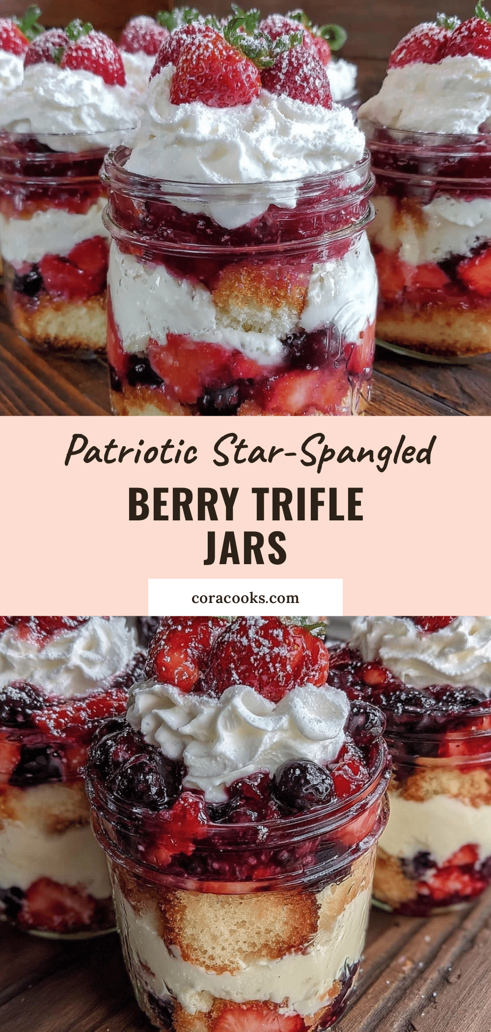 fresh star-spangled berry trifle recipe