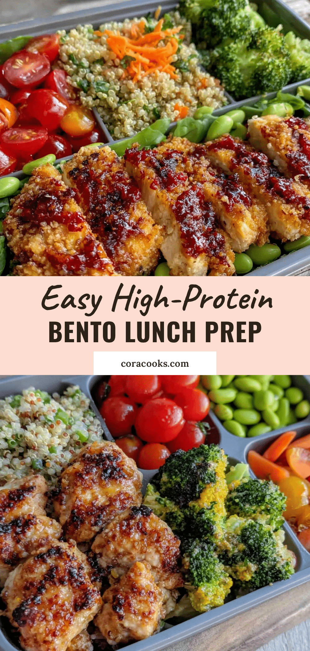 healthy high-protein bento box lunch recipe