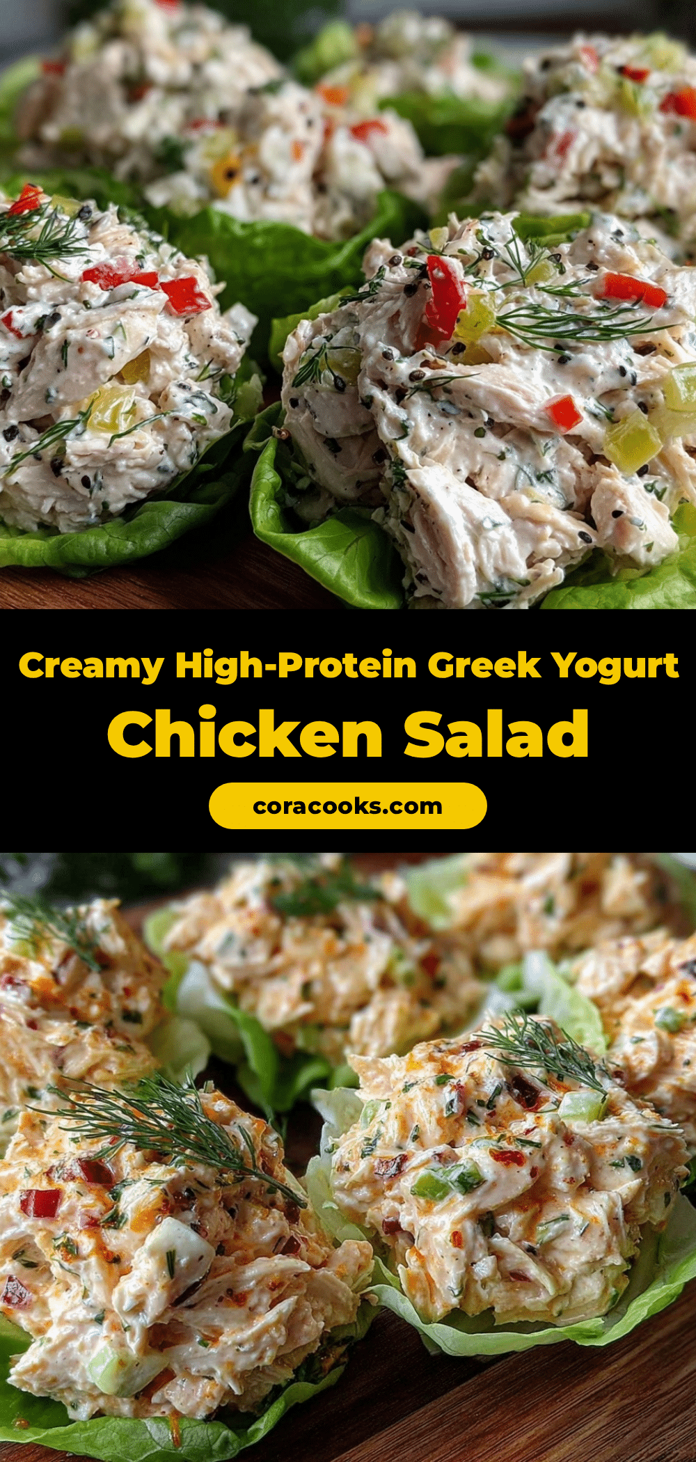 healthy high-protein greek yogurt chicken salad recipe