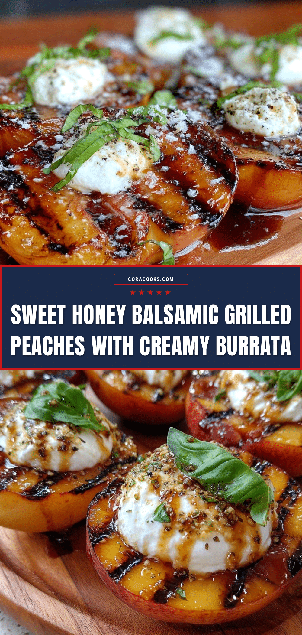 honey balsamic grilled peaches recipe