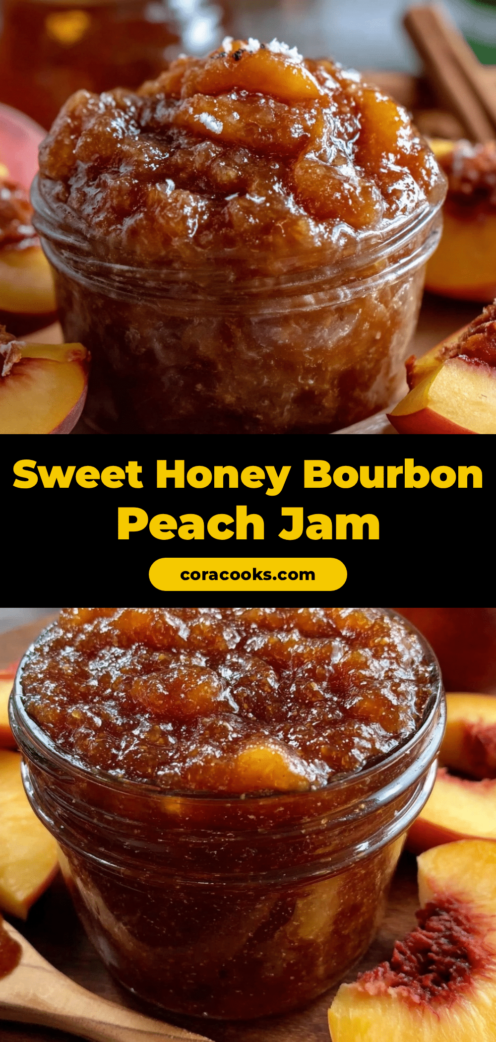 honey bourbon peach jam recipe