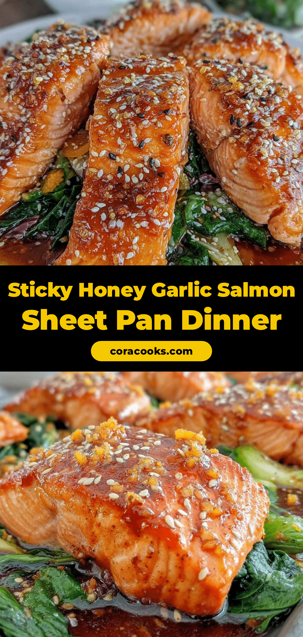 honey garlic glazed salmon recipe