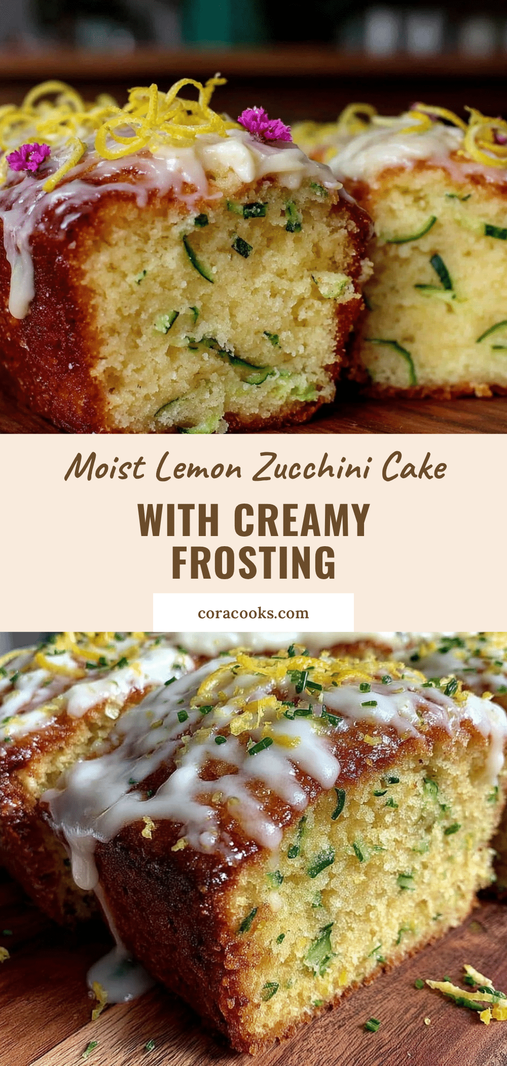 lemon glazed zucchini sheet cake recipe