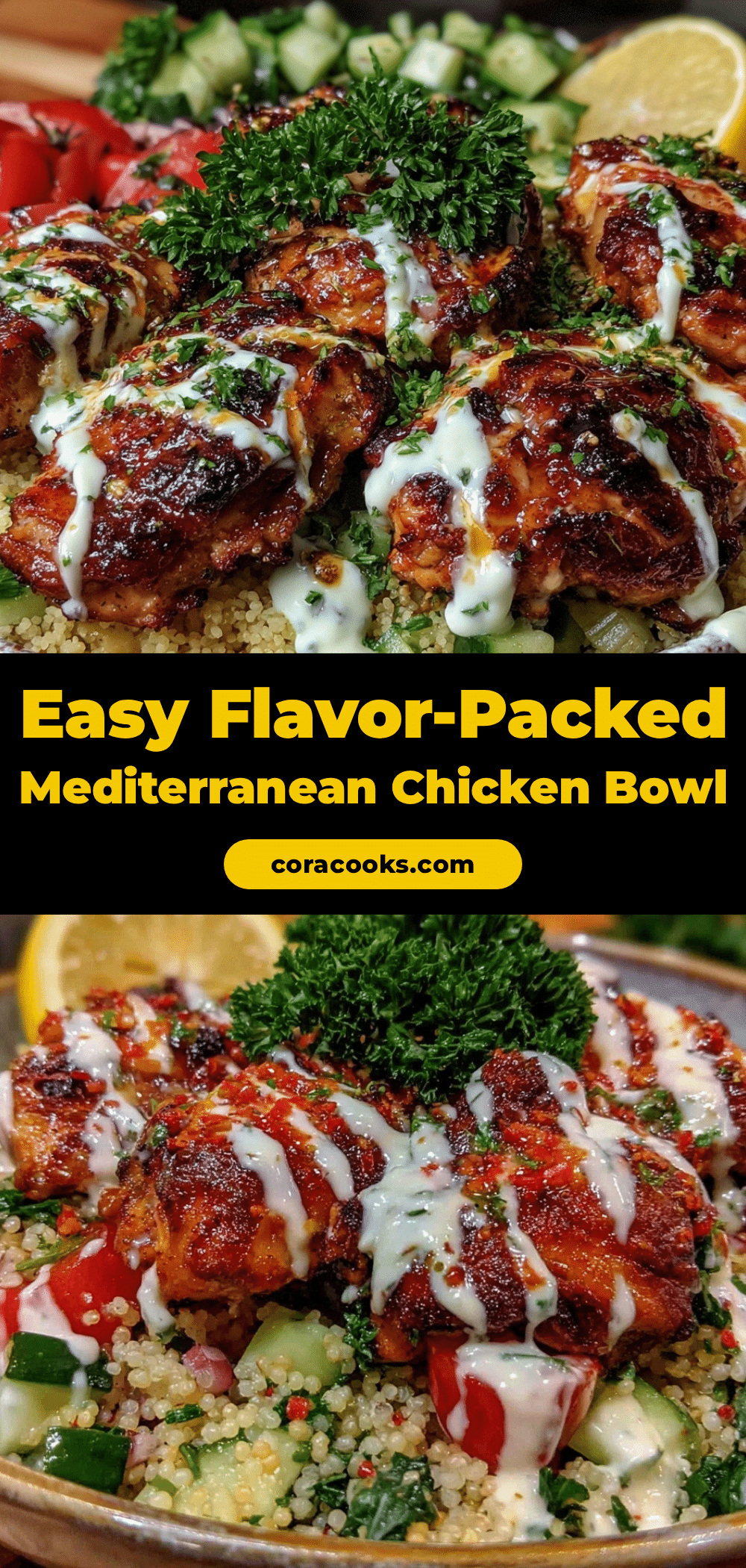 Mediterranean Chicken Bowl recipe