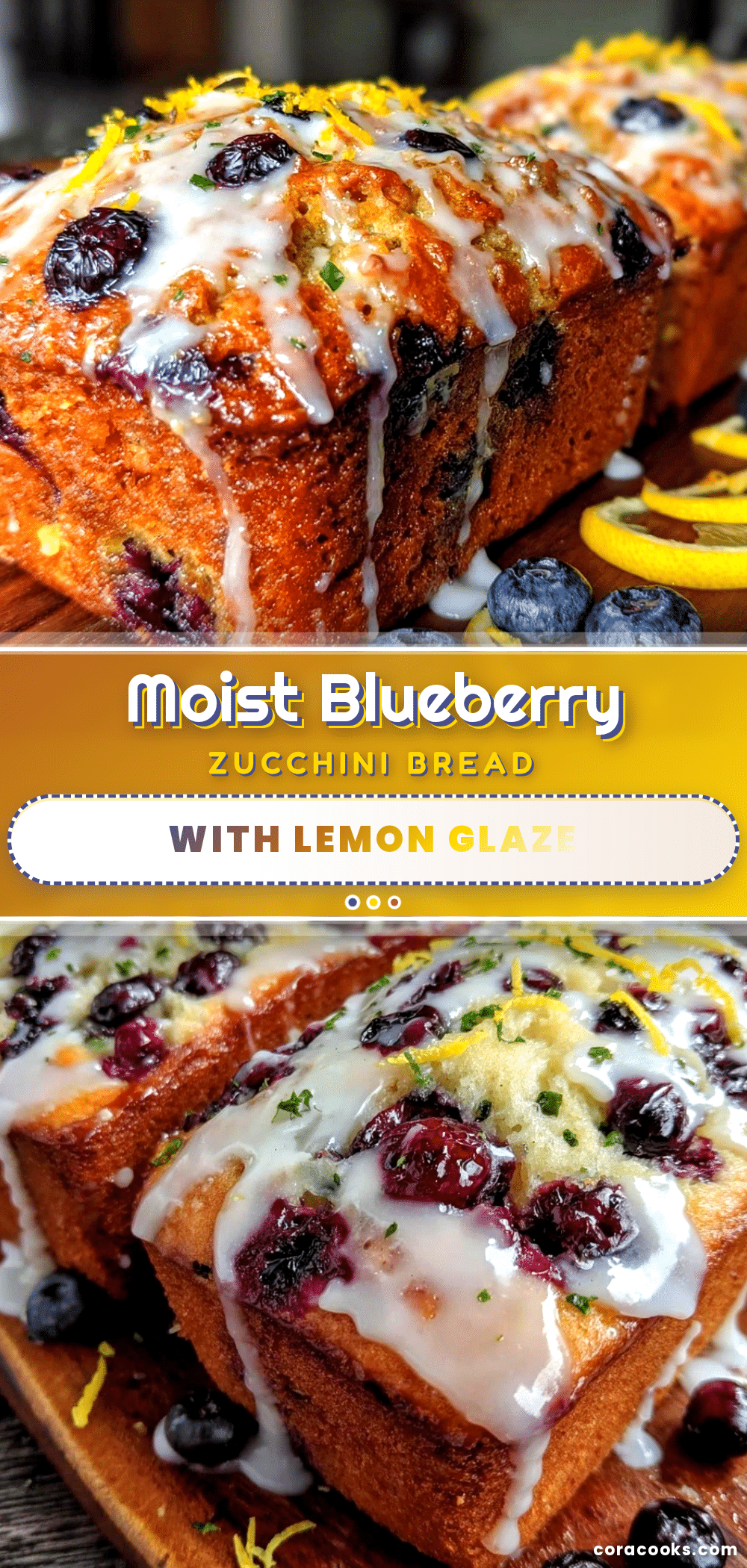moist blueberry zucchini bread recipe