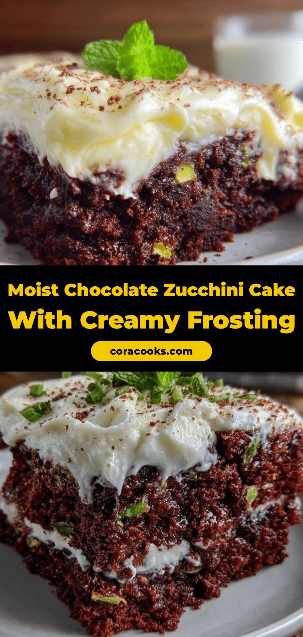 moist chocolate zucchini cake recipe