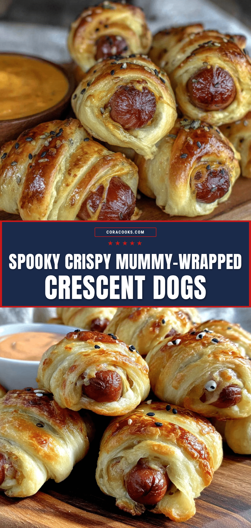 mummy-wrapped crescent dog bites recipe
