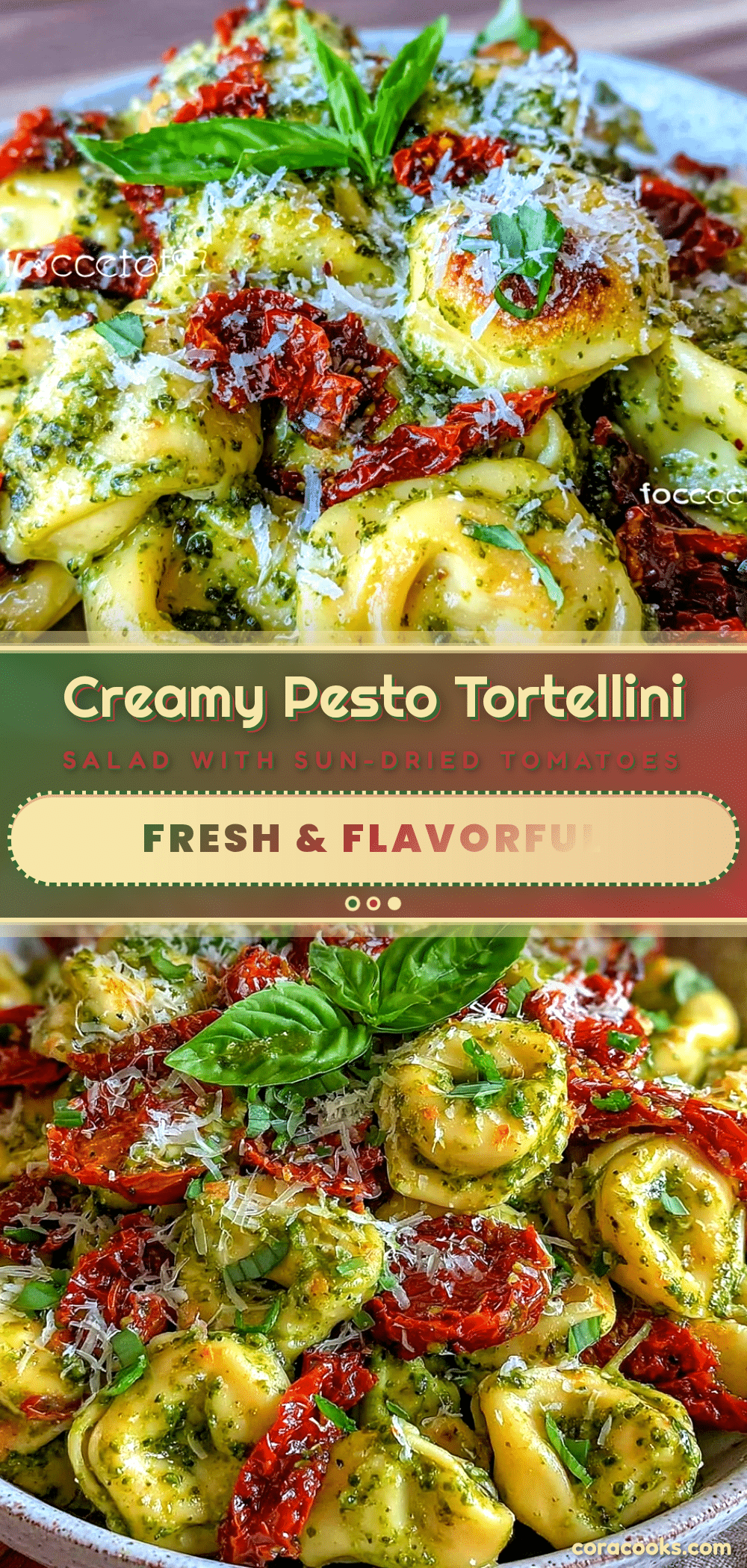 pesto tortellini pasta salad recipe