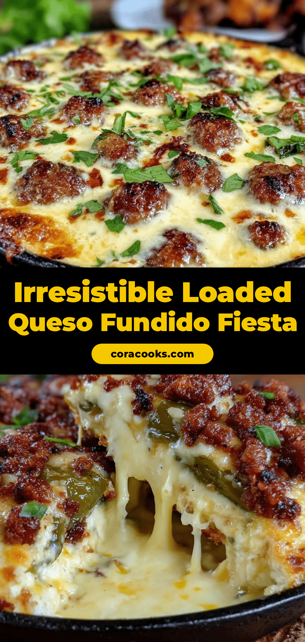 queso fundido with chorizo recipe