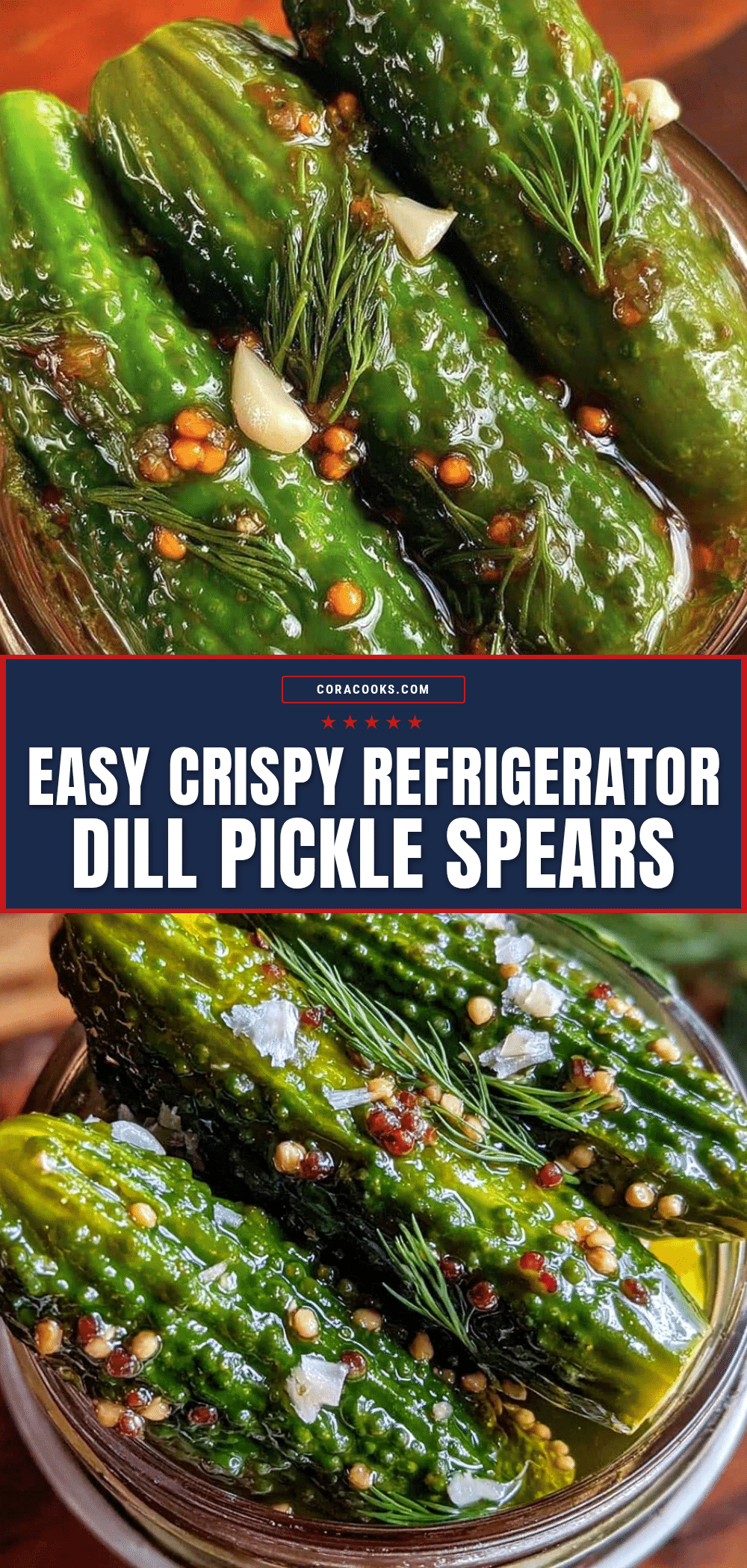 refrigerator dill pickle spears recipe