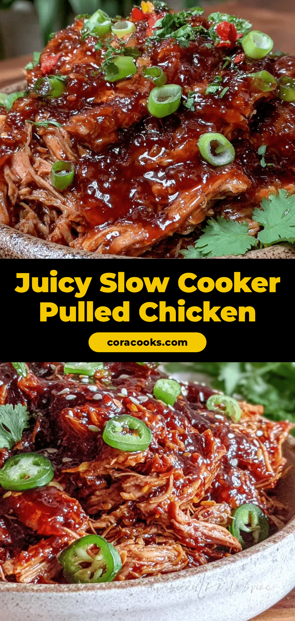 slow cooker pulled chicken recipe