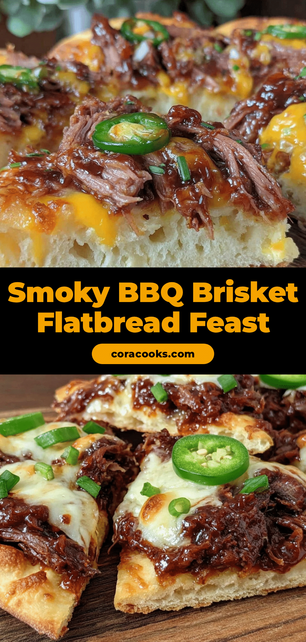 smoky bbq brisket flatbread recipe