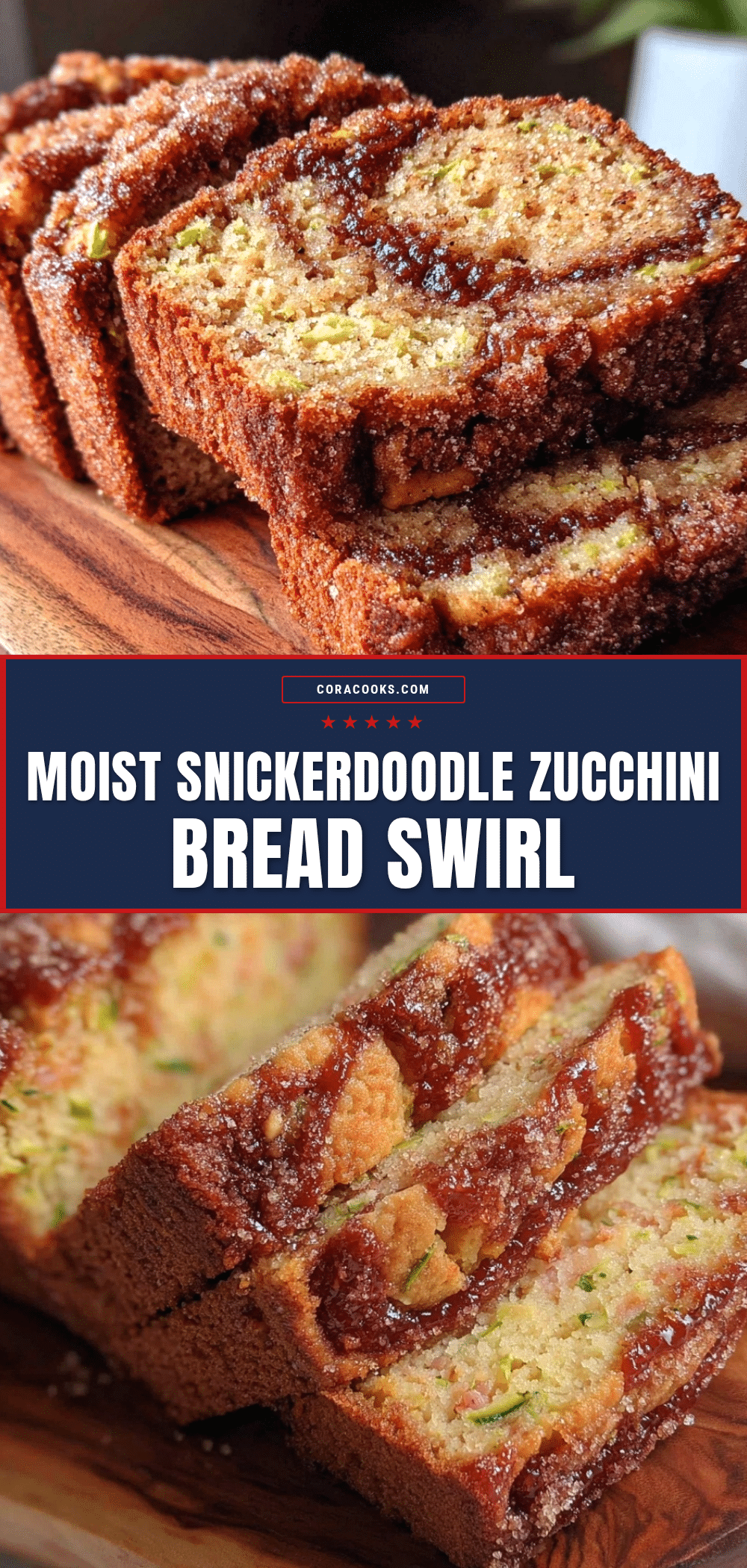 snickerdoodle zucchini bread recipe
