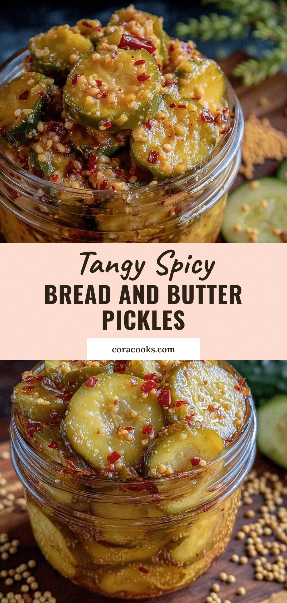 spicy bread and butter pickles recipe