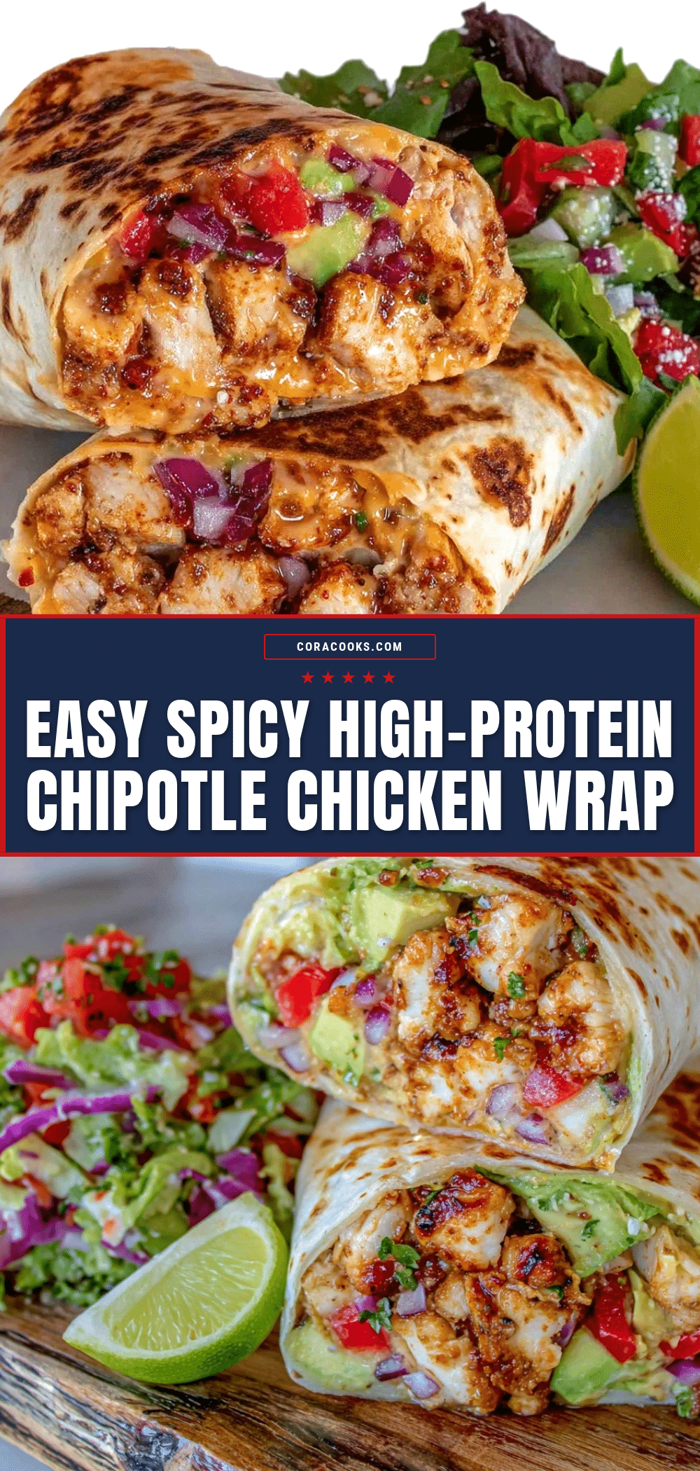 spicy chipotle chicken wrap recipe