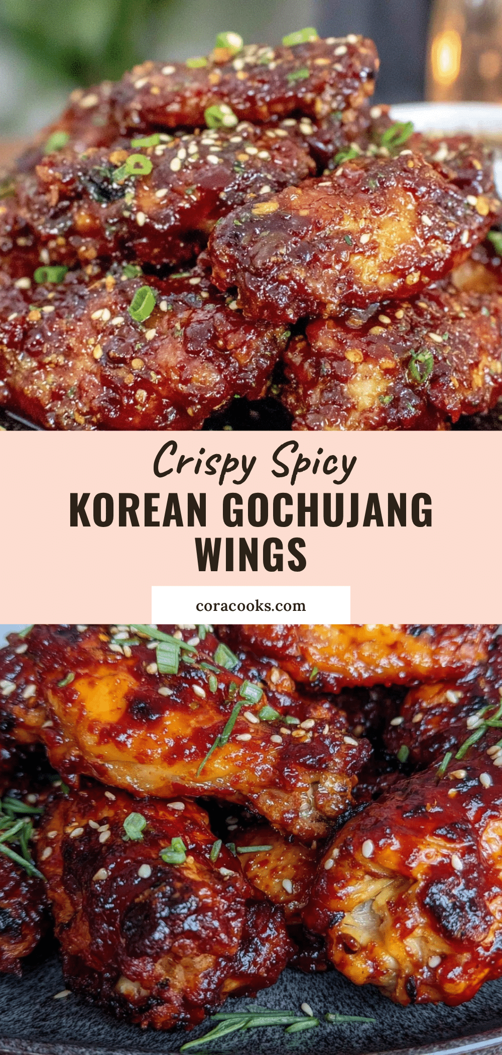 spicy korean gochujang chicken wings recipe