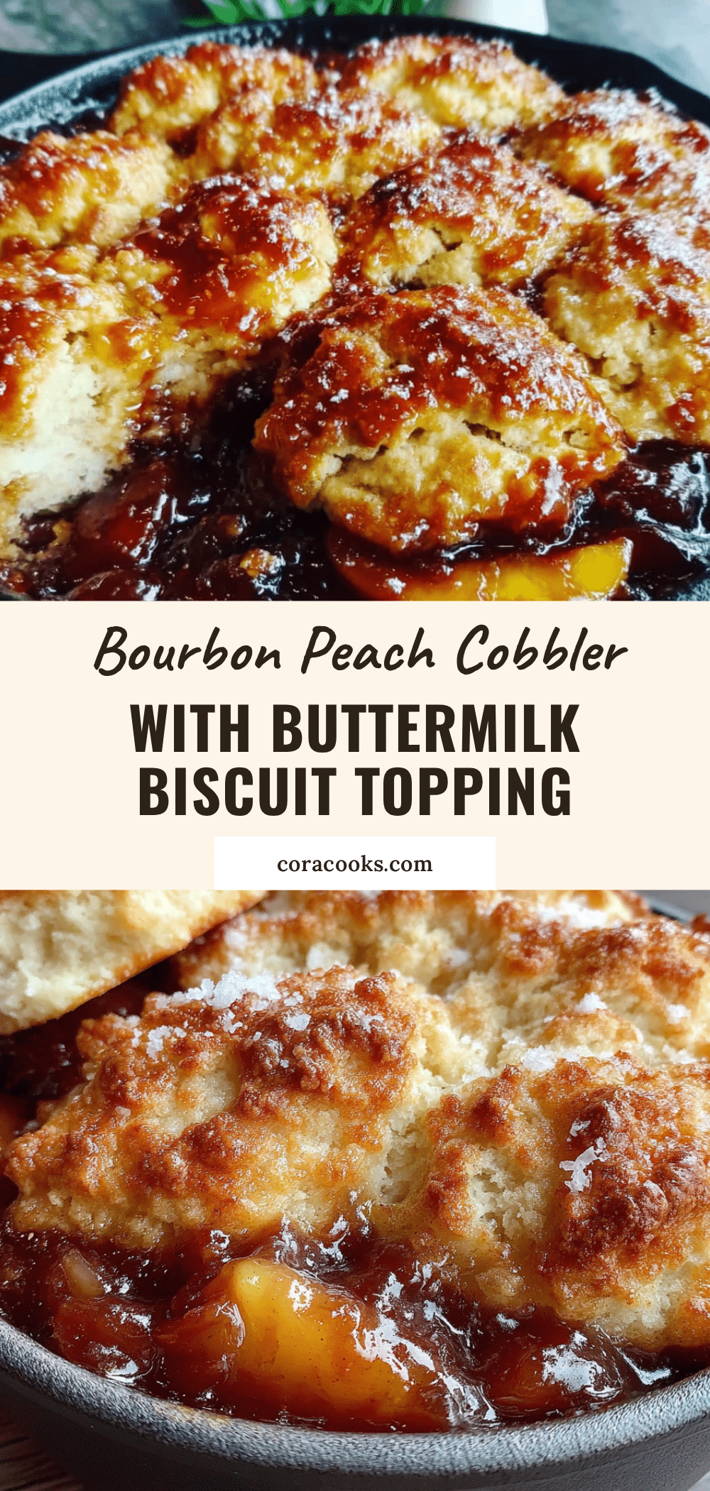 bourbon peach cobbler recipe