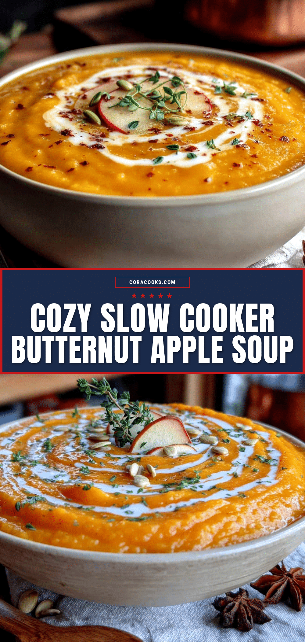 butternut squash apple soup recipe
