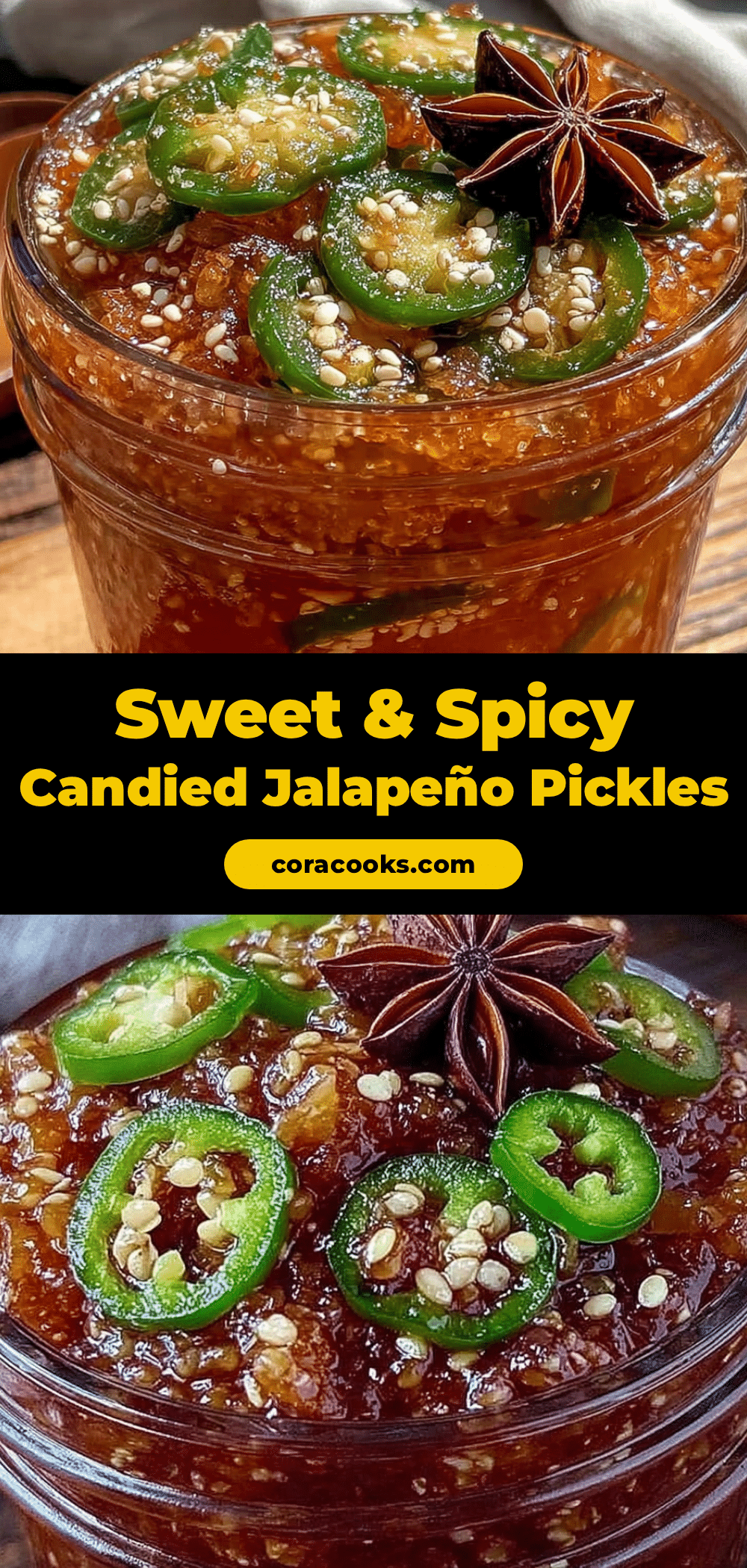 candied jalapeño refrigerator pickles recipe