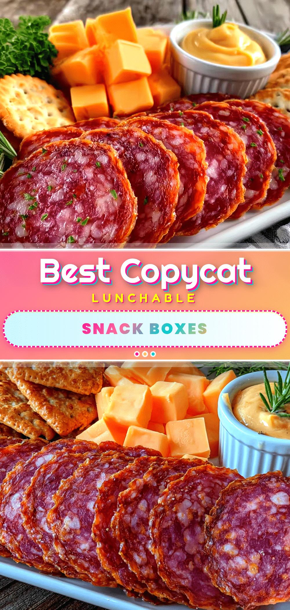 copycat lunchable snack boxes recipe