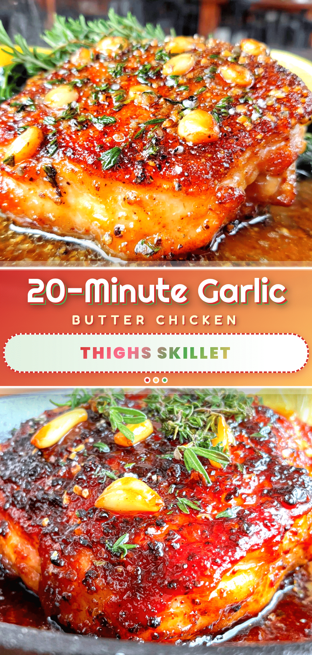 garlic butter chicken thighs recipe
