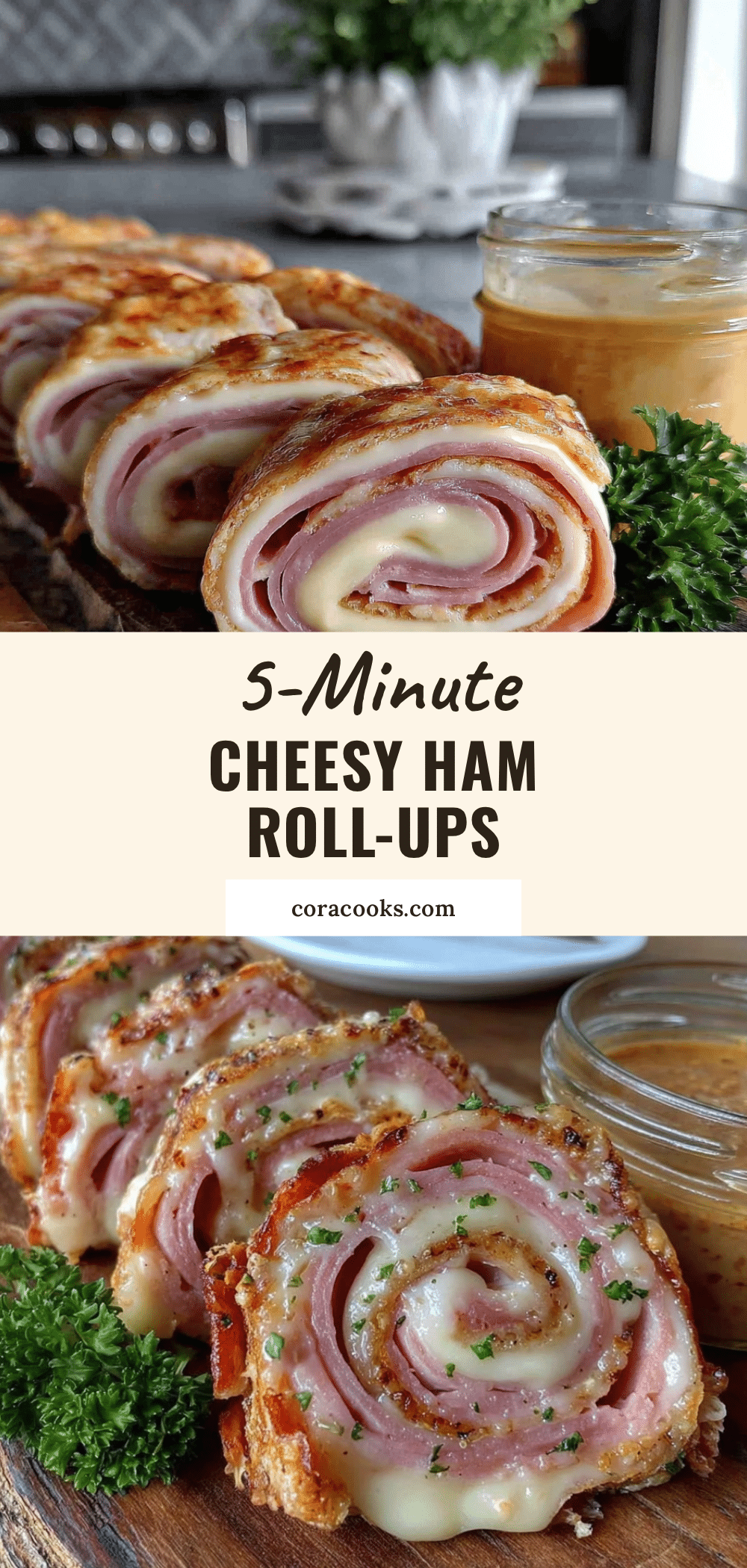 ham and cheese roll-ups recipe