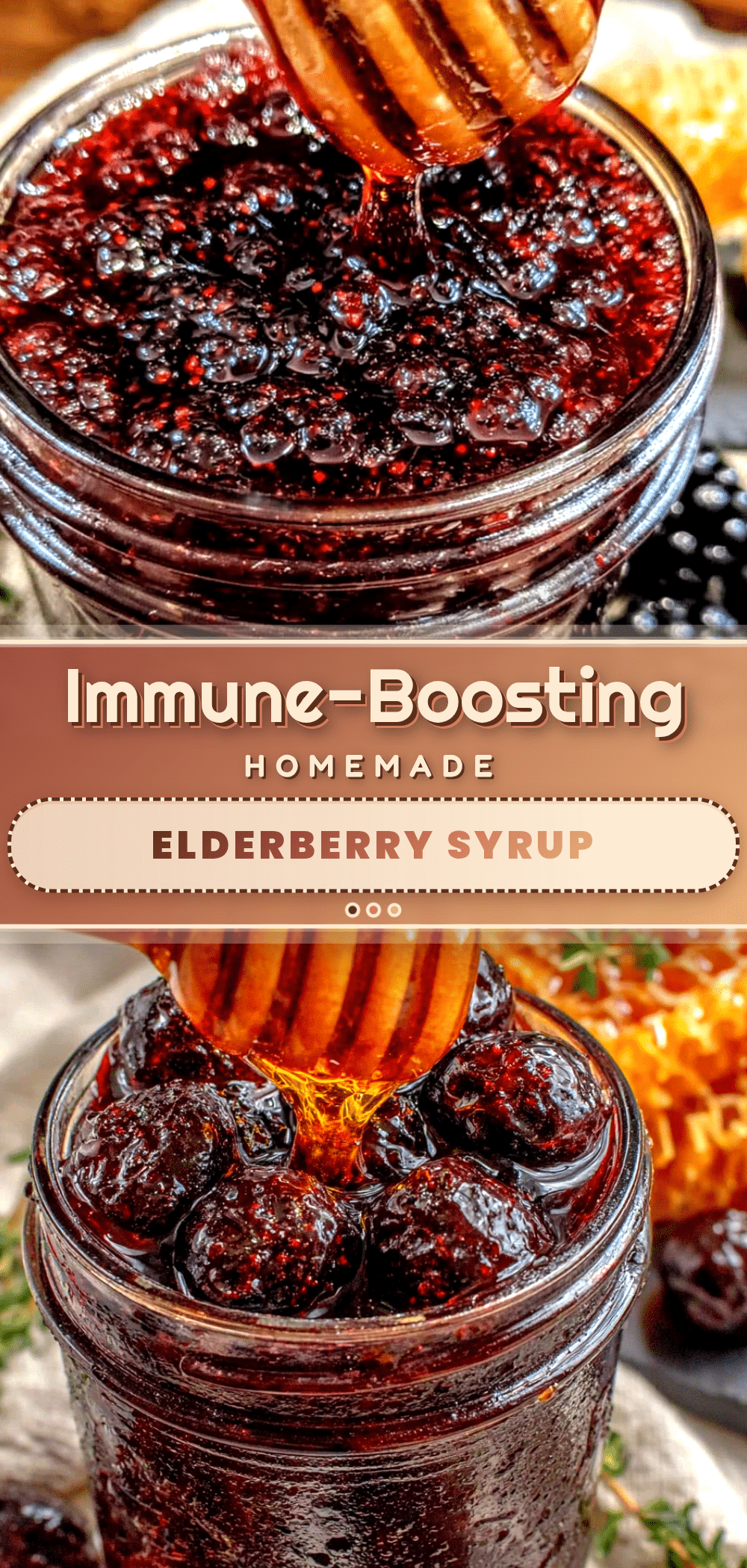 homemade elderberry syrup with raw honey recipe