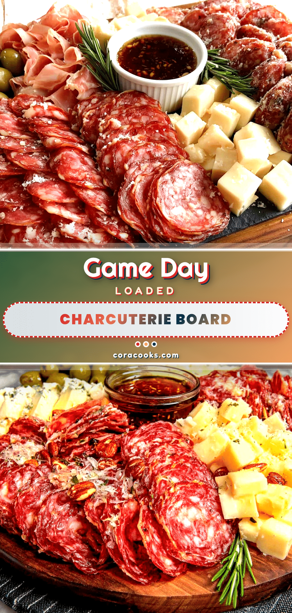 loaded football charcuterie board recipe